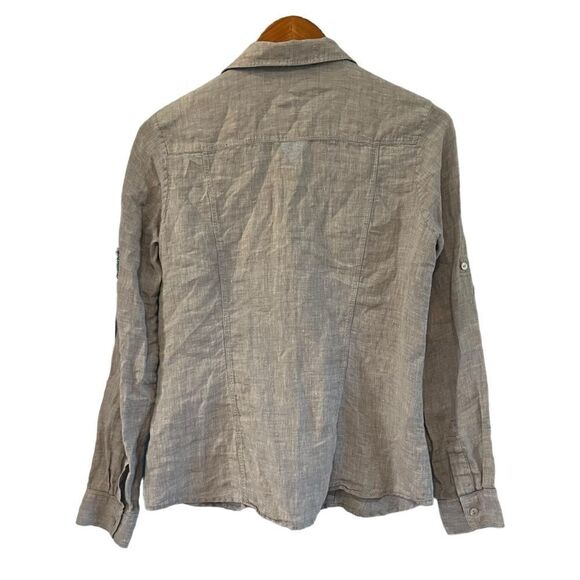 3 for $30! Saks fifth avenue grey button down shirt - Picture 9 of 9